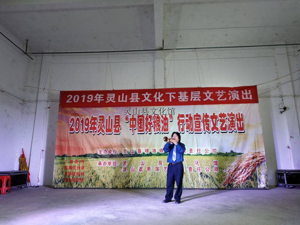 2019年靈山縣“中國好糧油”行動宣傳文藝晚會（平山）